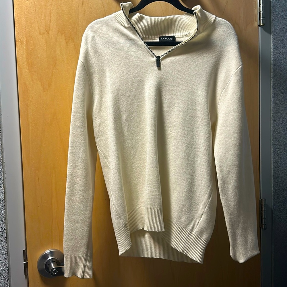 Tahari half zip